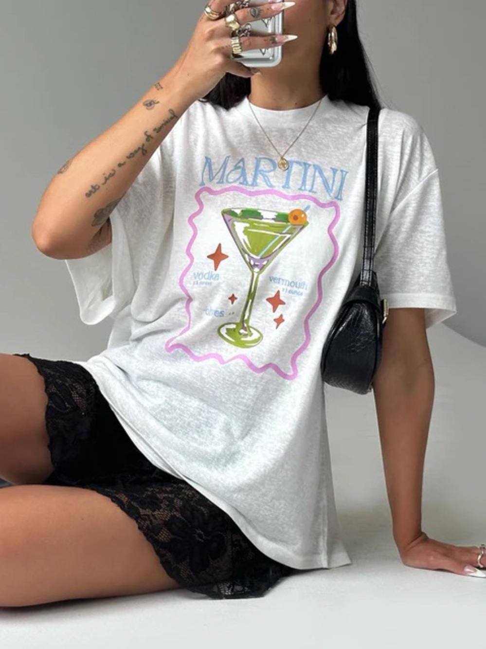 Princess Polly Martini Tee🫒